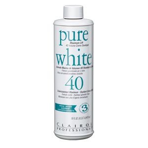 Clairol Professional Pure White Maximum Lift 40 Volume Creme Developer 16oz