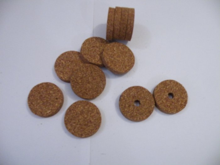 RUBBERIZED CORK RINGS 11/2"X1/4" RED