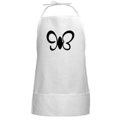 Butterfly Silhouette BBQ Cooking Apron