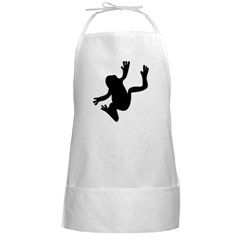 Frog Silhouette Chefs Apron