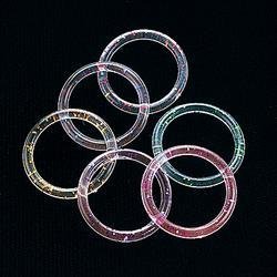 144 Glitter Jelly Rings
