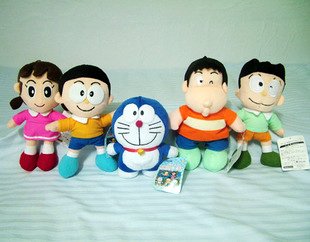 13â Doraemon Family Plush (Set of 5)