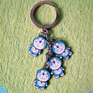 4 Naughty Cute Doraemon/DingDang Keychain