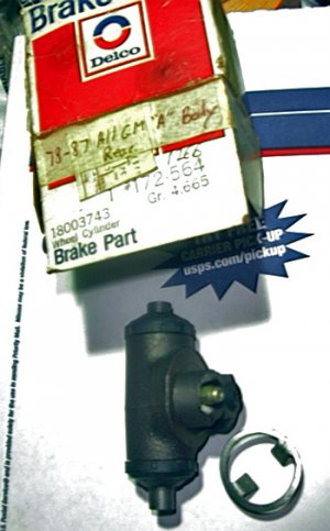 Chevrolet GM 78-87 A,G, Body 18003743 Rear Wheel Cylinder
