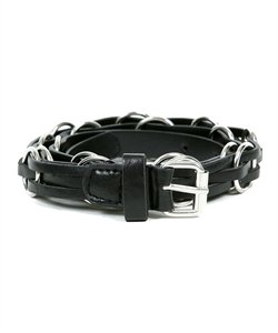 Metal Ring Skinny Fashion Belt