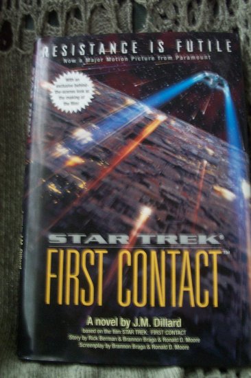 Used Book - STAR TREK-THE FIRST CONTACT by J.M. Dillard (HB)