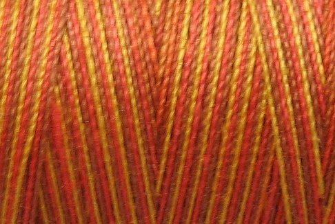 M7 Fall Leaves 35wt 500m Valdani Hand Dyed Variegated Cotton Quilting Thread q1