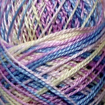 M6 Baby Joy Pearl Cotton size 12 Valdani Variegated q1