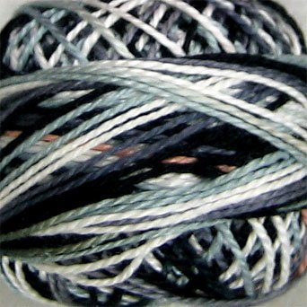 M94 Graffitti Pearl Cotton size 12 Valdani Variegated q2