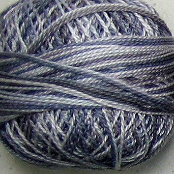 M15 Grays Pearl Cotton size 12 Valdani Variegated q6