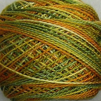 M28 Harvest Pearl Cotton size 8 Valdani Variegated q6