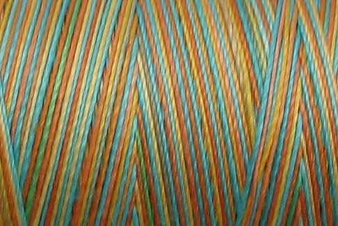 M36 - Sunny Rainbow - 35wt - 500m - Valdani Variegated Thread - q1
