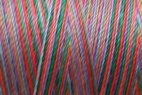 M35 Gem Symphony 35 wt 500m Valdani Hand Dyed Variegated Cotton Thread q1