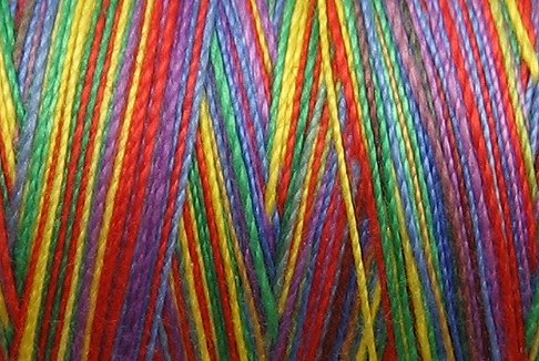 M45 - Brights - 35wt - 500m - Valdani Variegated Thread q3