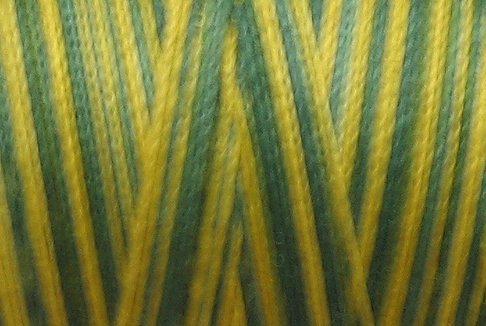 M50 - Green Pines - 35wt - 500m - Valdani Variegated Thread q1