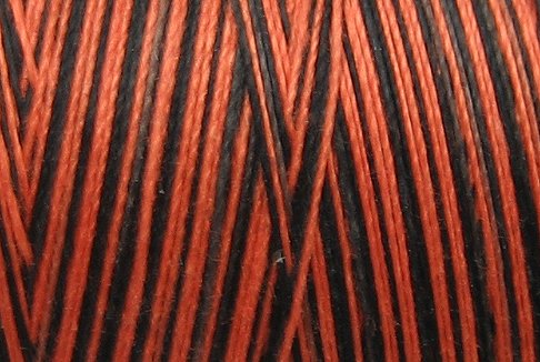 M61 - Hot Lava - 35wt - 500m - Valdani Variegated Thread q1