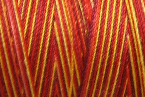 M65 - Flames - 35wt - 500m - Valdani Variegated Thread q1