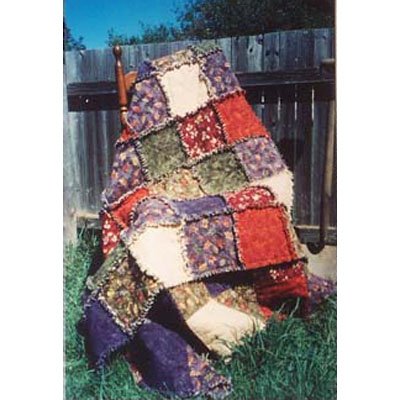Rag Quilt - Soft Throw pattern by Snowflake Memories - Italian Version - easy class project