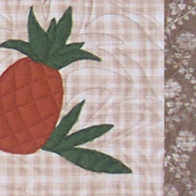 Pineapple Runner - rustic tablerunner pattern by Snowflake Memories q3