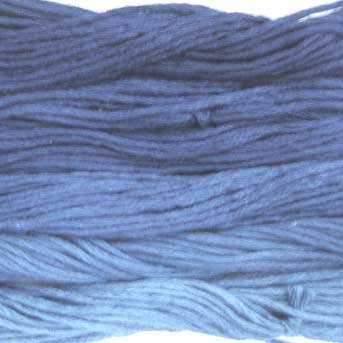 Blues 5 skeins Hand Dyed 6 Strand Floss Valdani Nuances collection free ship US CA
