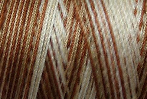 M00 Cappuccino 50wt 1080 yds - Valdani Hand Dyed Cotton Variegated Thread q0