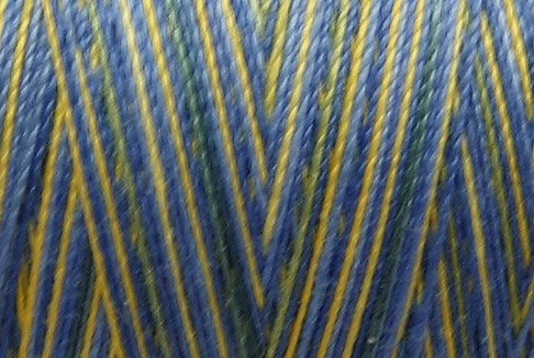 M09 Sun Kissed Sky 35wt 2000m cone Valdani Hand Dyed Variegated Cotton Quilting Thread x1
