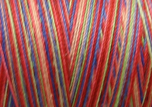 M54 Primaries 35wt 2000m cone Valdani Hand Dyed Variegated Cotton Quilting Thread x1