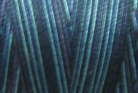 M58 Midnight Sea 50wt 1080 yds - Valdani Hand Dyed Cotton Variegated Thread q2