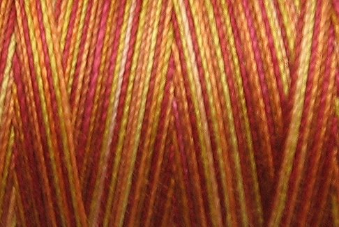 BONUS M37 Autumn 50wt 1625 yds - Valdani Hand Dyed Cotton Variegated Thread q1