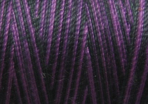 M92 Black & Indigo 35wt 1080yds Valdani Hand Dyed Variegated Cotton Quilting Thread q1