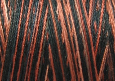 BONUS M804 Cold Lava 50wt 1625 yds - Valdani Hand Dyed Cotton Variegated Thread q1