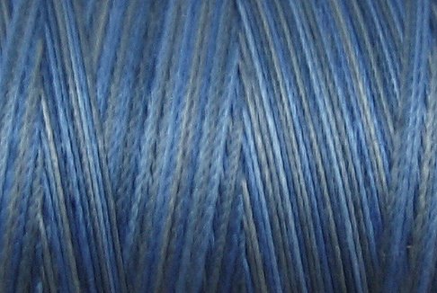 M46 Denim Light 50wt 1080 yds - Valdani Hand Dyed Cotton Variegated Thread q1