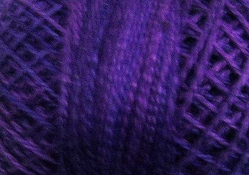 O541 Mauve Orchid Pearl Cotton size 12 Valdani 0541 Overdyed q6