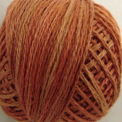 P6 Rusted Orange Three-Strand-Floss ® Valdani punchneedle cotton 29yd Free Shipping US q6