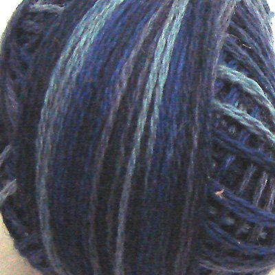 P7 Whitered Blue Three-Strand-Floss ® Valdani punchneedle cotton 29yd ball Free Shipping US q6