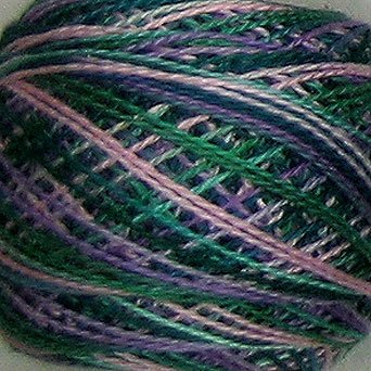M21 Treasures Pearl Cotton size 8 Valdani Variegated q1