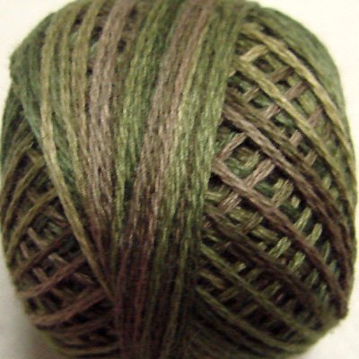 Punchneedle P2 Olive Green 3 Strand Cotton Floss Valdani 86yd ball q1