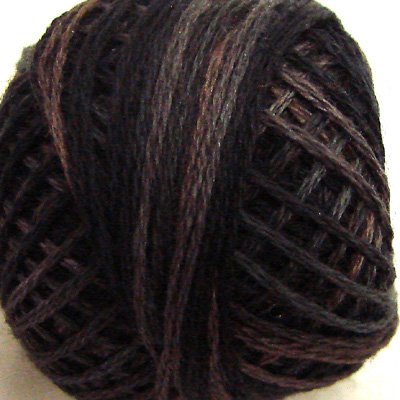 P11 Aged Black Three-Strand-Floss ® Valdani punchneedle cotton 86yd ball Free Shipping US q4