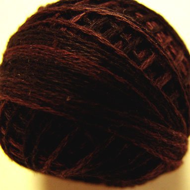 O547 Burnt Chocolate Three-Strand-Floss ® 0547 Valdani punchneedle cotton 29yd ball Free Ship US q6