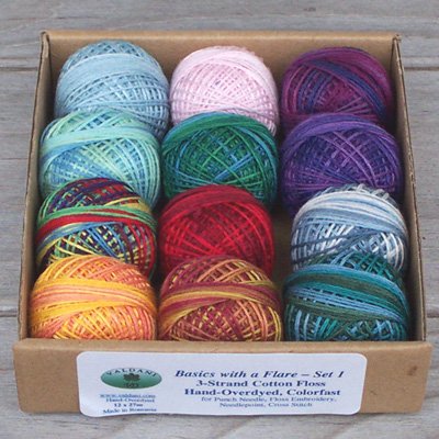 Punchneedle Basic with a Flare three strand floss collection set 1 Free Shipping US q1