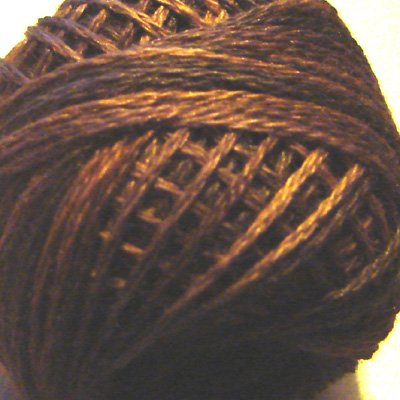 P9 Bronze size 5 Overdyed Pearl Cotton J Paton Vintage Hues - q1