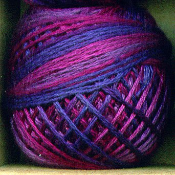 Punchneedle O521 Mulberry Grape 3 Strand Cotton Floss 0521 Valdani 29yd ball Free Shipping US q4