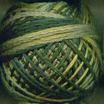 Punchneedle M19 Olives 3 Strands Cotton Floss Valdani 29yd ball Free Shipping US q6