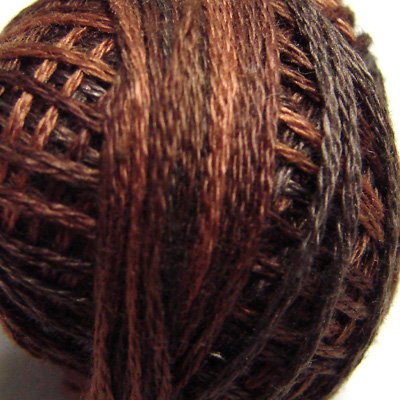 M90 Chocolate Brownies Three-Strand-Floss ® Valdani punchneedle cotton 29yd Free Ship US q6