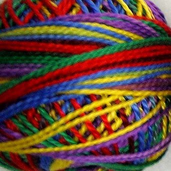 Punchneedle M45 Brights 3 Strands Cotton Floss Valdani 29yd ball q1