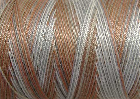 M23 Neutrals & Naturals 50wt 540 yd spool Valdani Variegated Thread q1