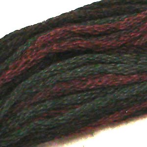 O524 - Maroon Moss - six strand cotton floss Valdani free ship US CA q4