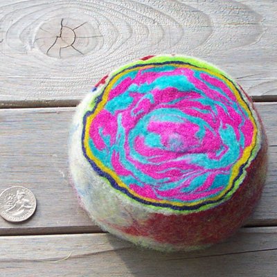 The Original Ewesful� Pincushion felted wool with a soft spot for darners style B q3