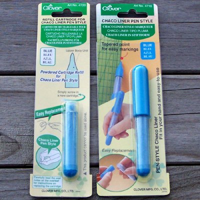 Blue Chaco Liner Pen Style and Refill for fabric easy marking q1