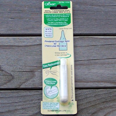 White Chaco Liner Refill for fabric easy marking q3
